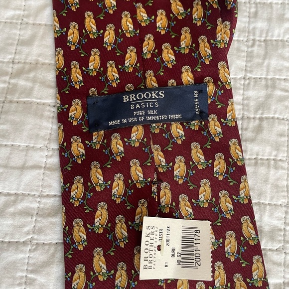 Brooks basics owl neck tie - Picture 2 of 2